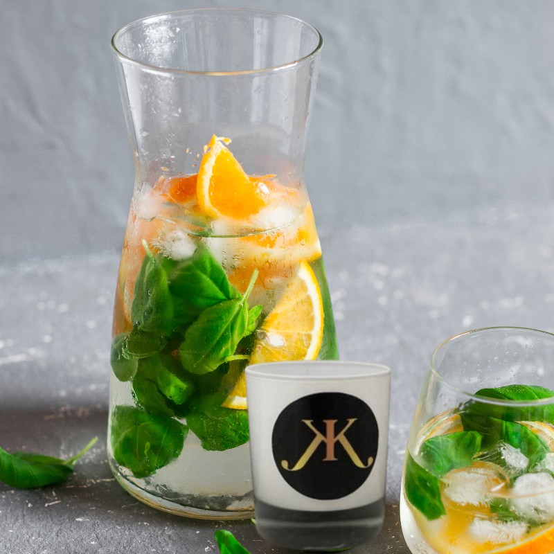 Orange and basil scented